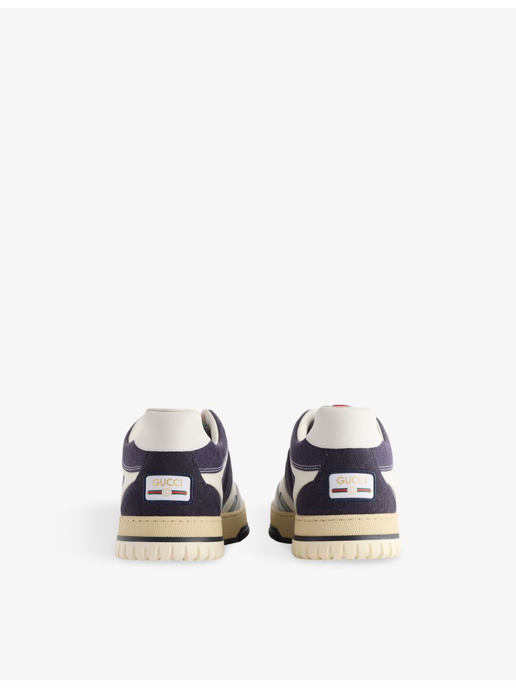 Kids' ReWeb Logo Denim Low-Top Trainers - 4