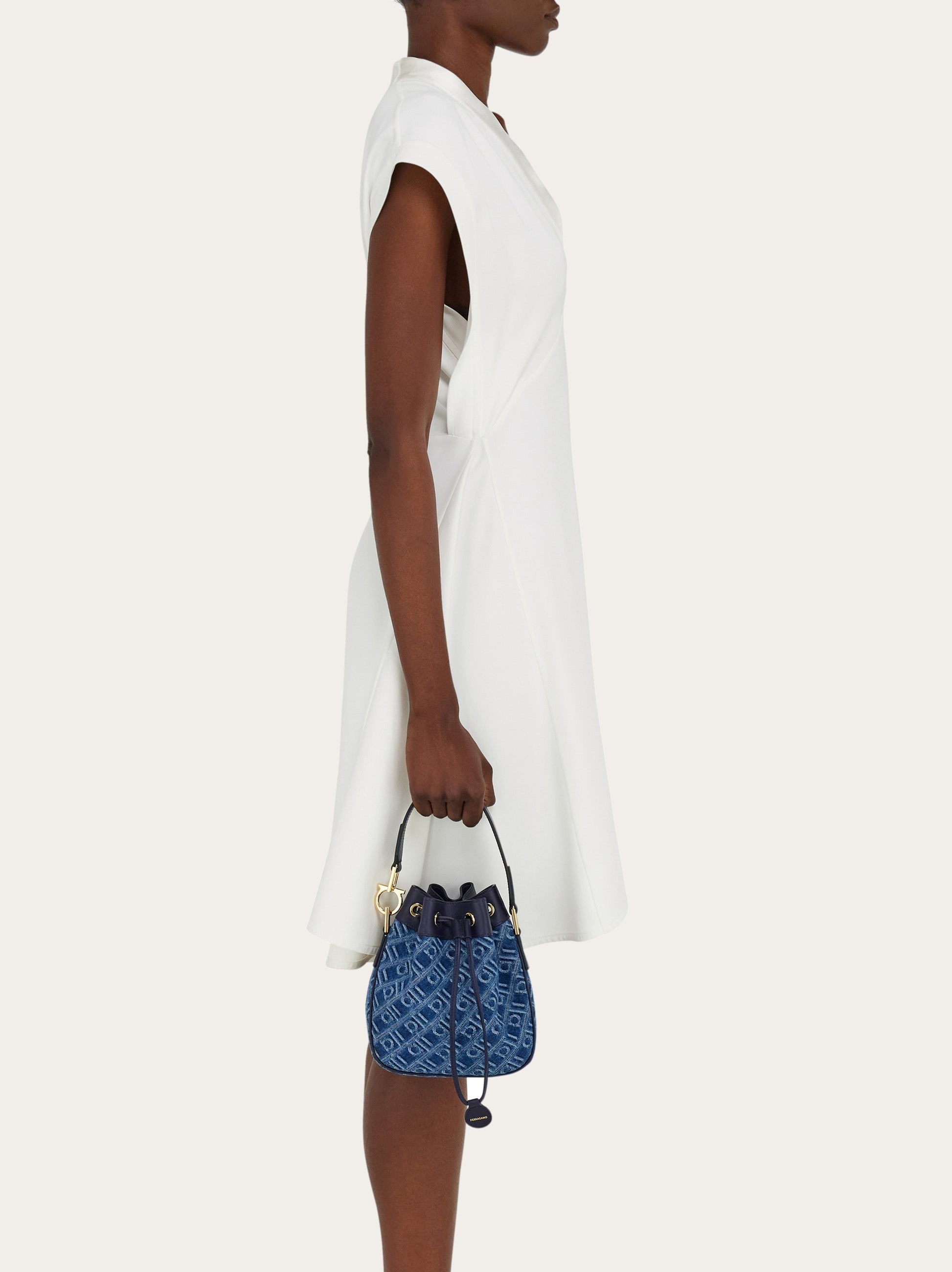 Ferragamo Monogram bucket bag - 7