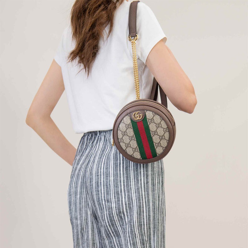 (WMNS) Gucci Ophidia Series mini GG Canvas Tape Circle Beige 598661-96IWG-8745 - 3