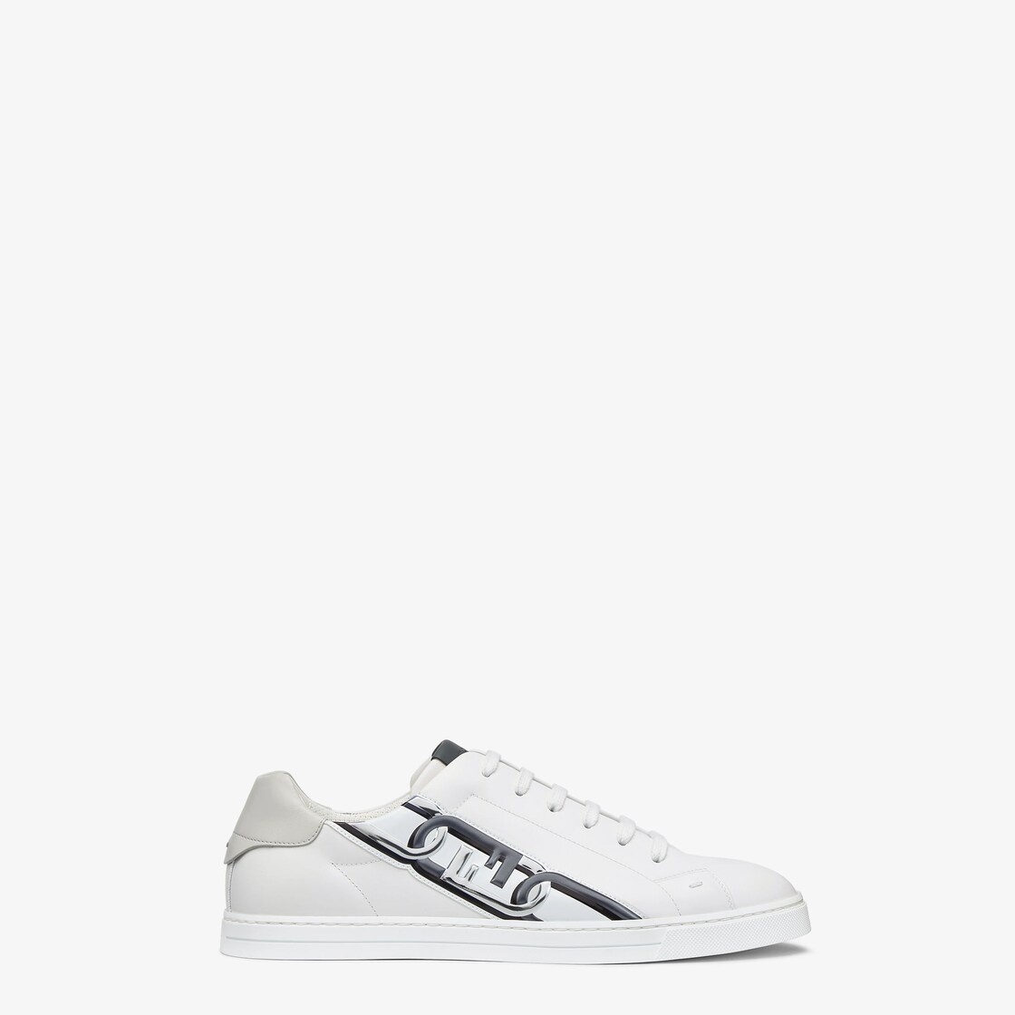 White leather low-tops - 1