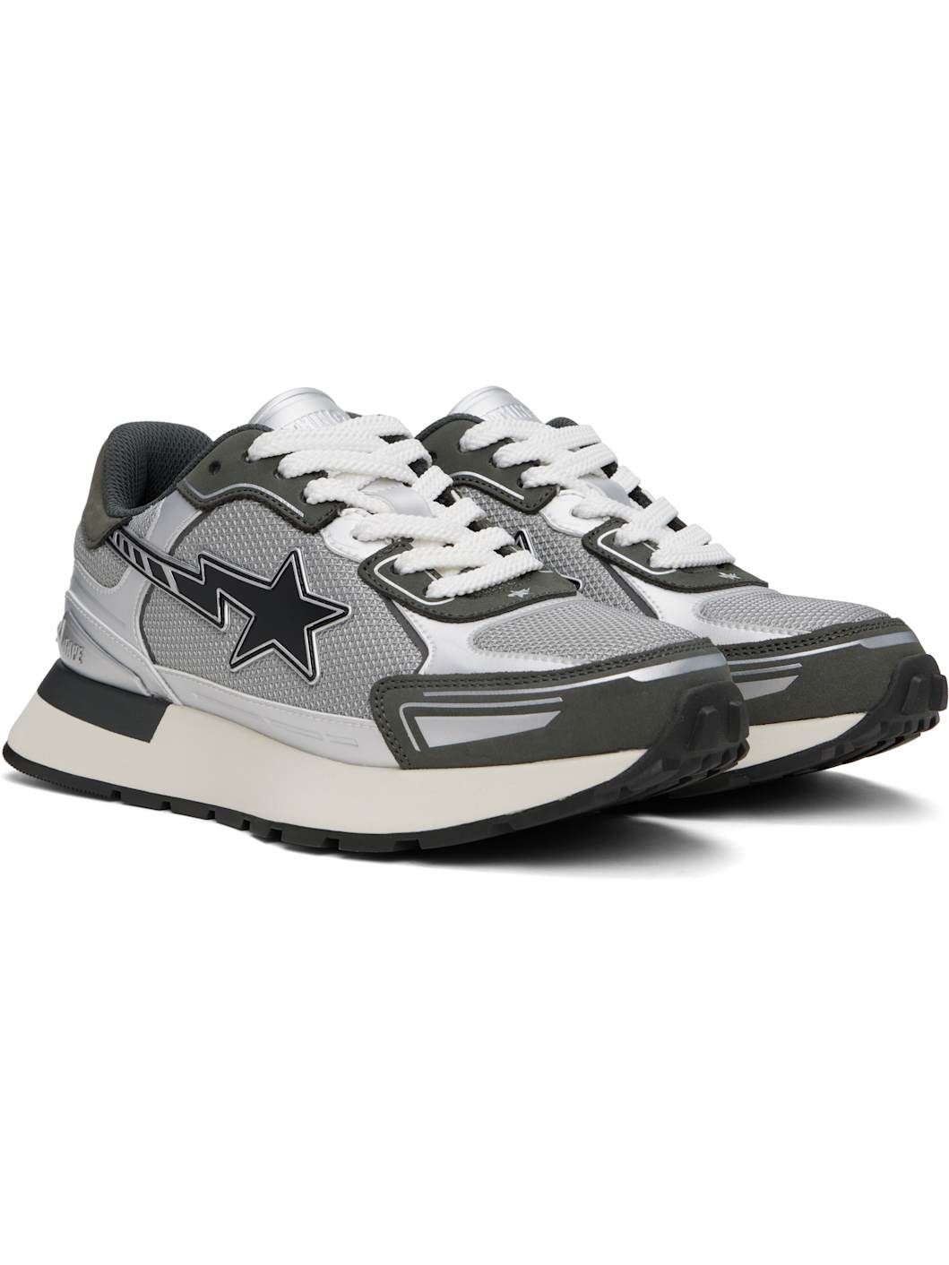 Gray CROSS STA Sneakers - 4