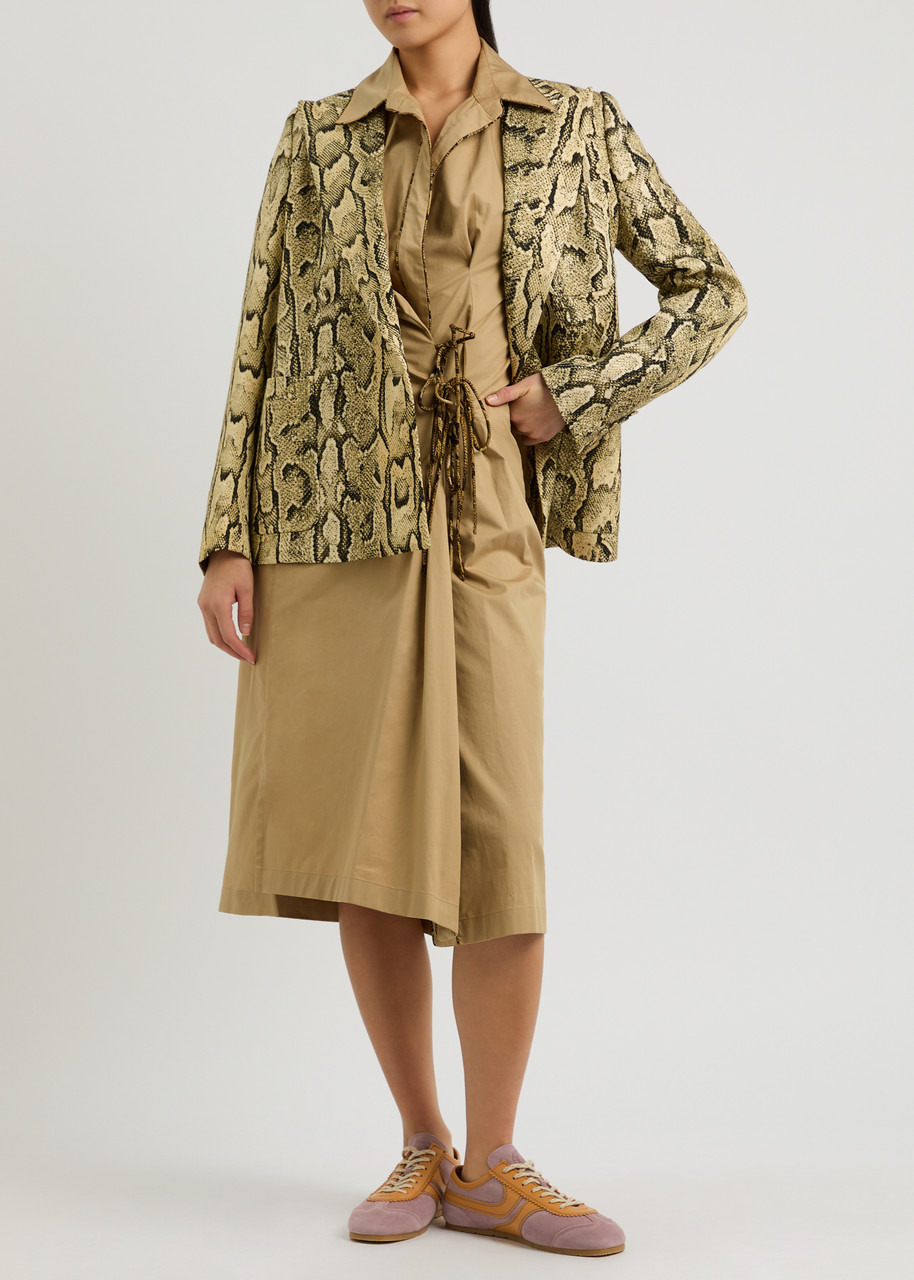 Dries Van Noten Delicky Cotton-poplin Midi Dress - 4