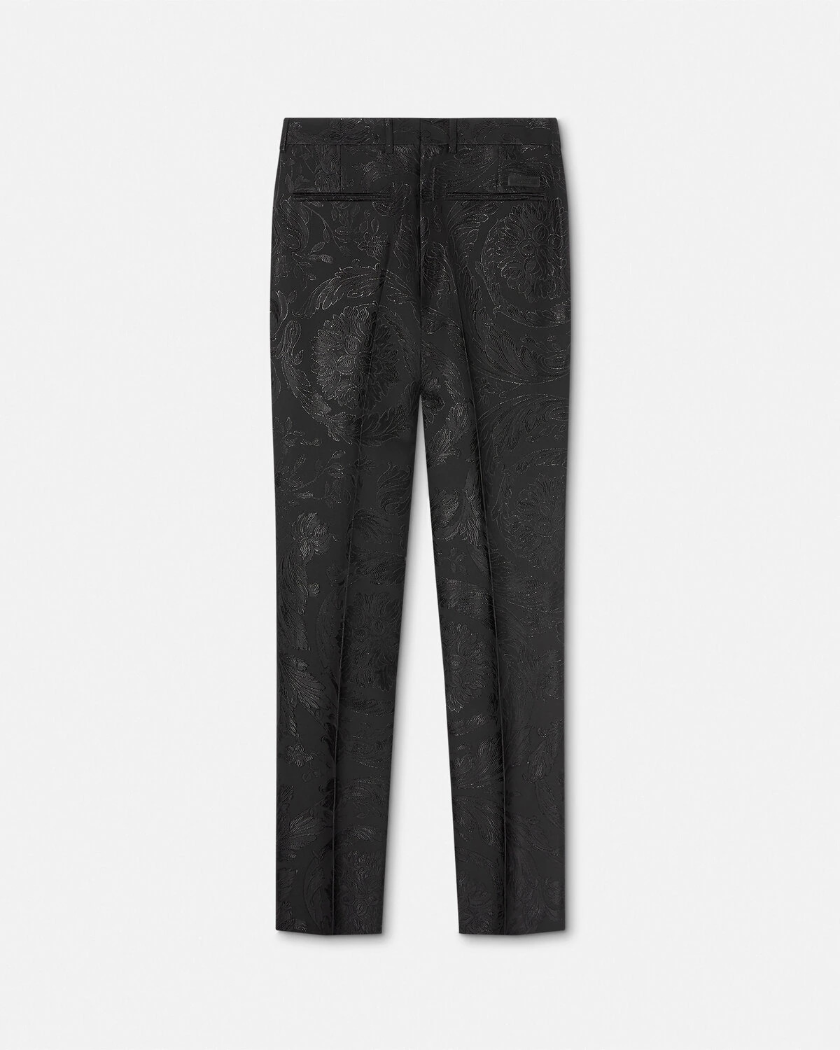 Barocco Jacquard Wool-Blend Formal Pants - 3