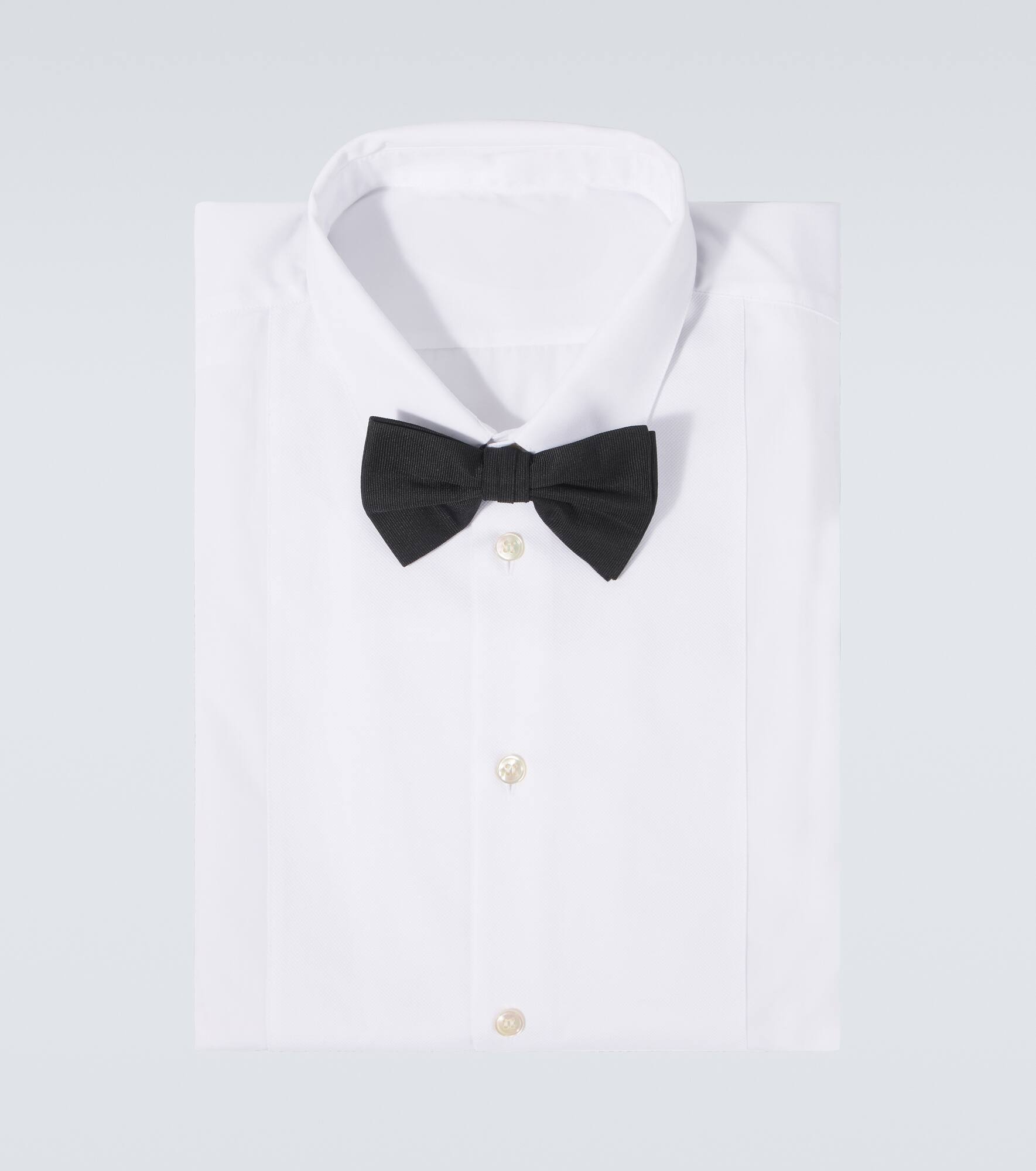 Silk grosgrain bow tie - 4