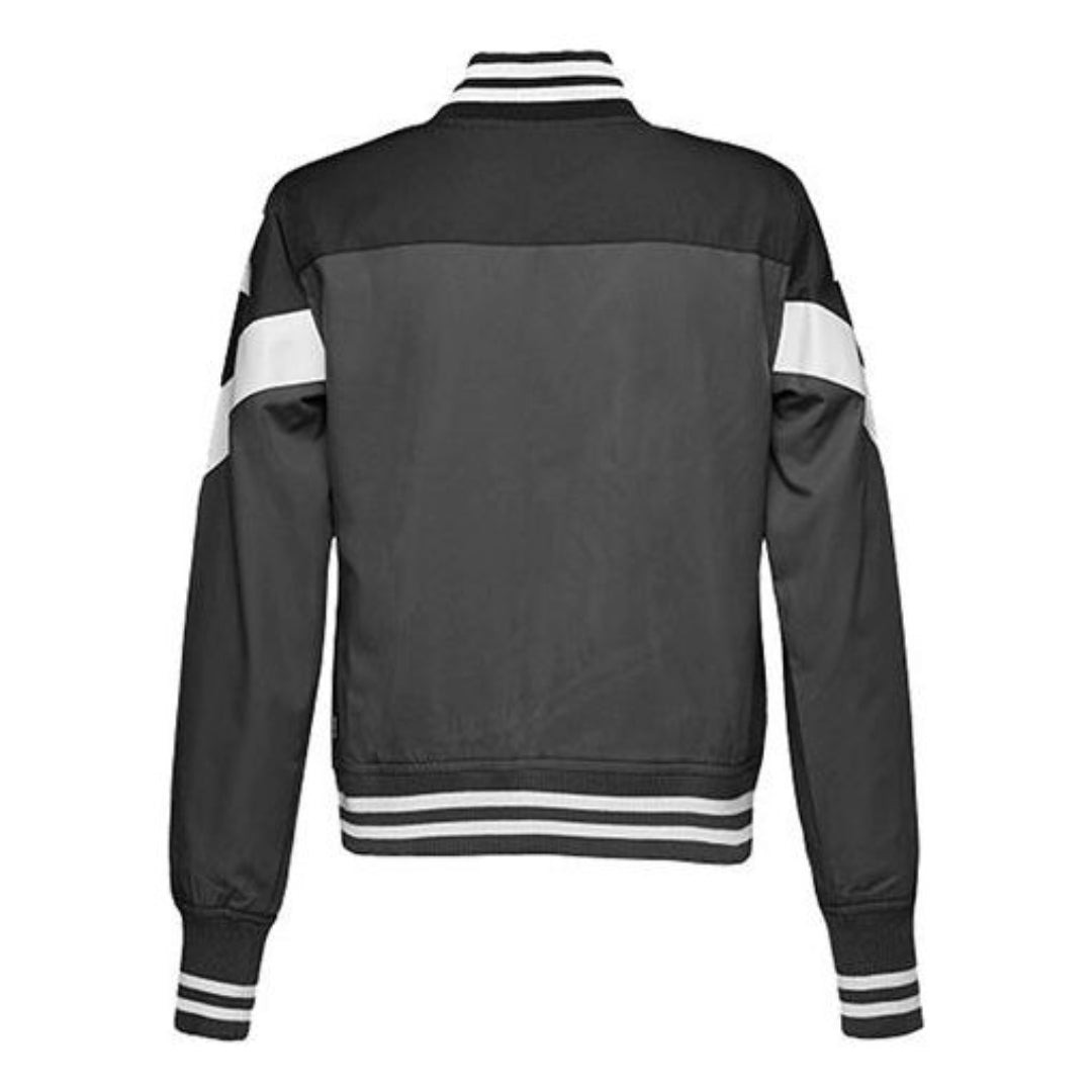 (WMNS) Converse Non-Padded Baseball Bomber 'Grey White Black' 10017460-A02 - 2