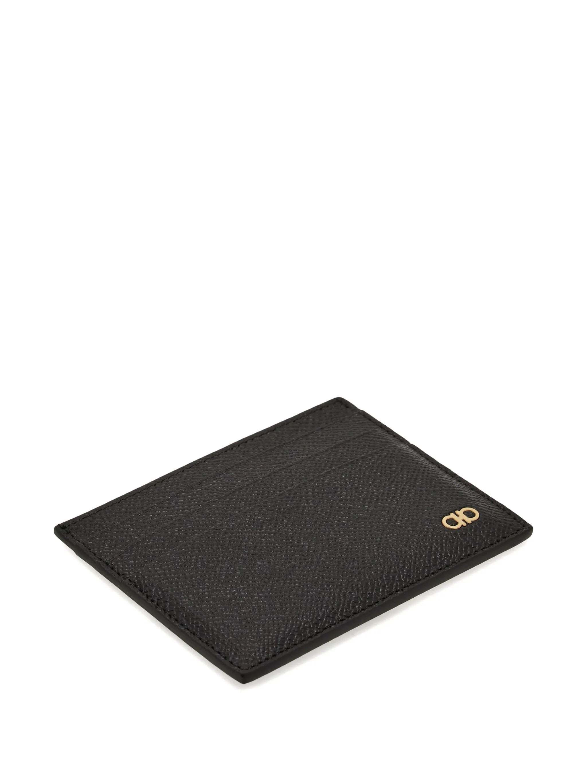 Gancini Leather Card Holder - 4