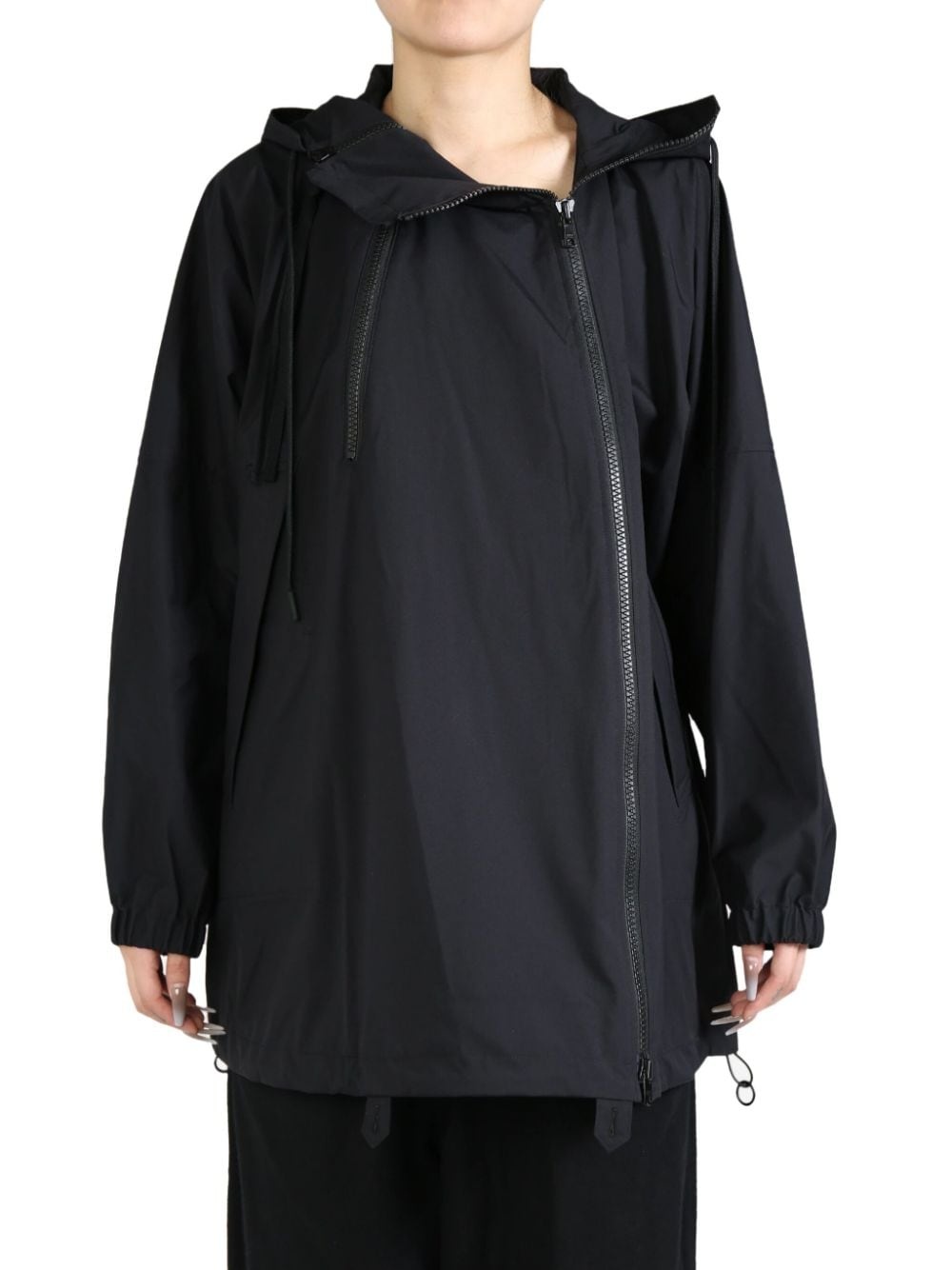 water-repellent hoodie - 1