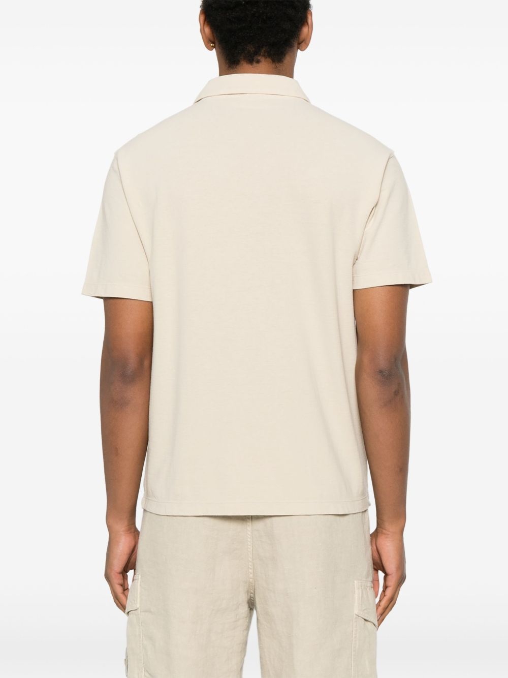 Compass-motif polo shirt - 3
