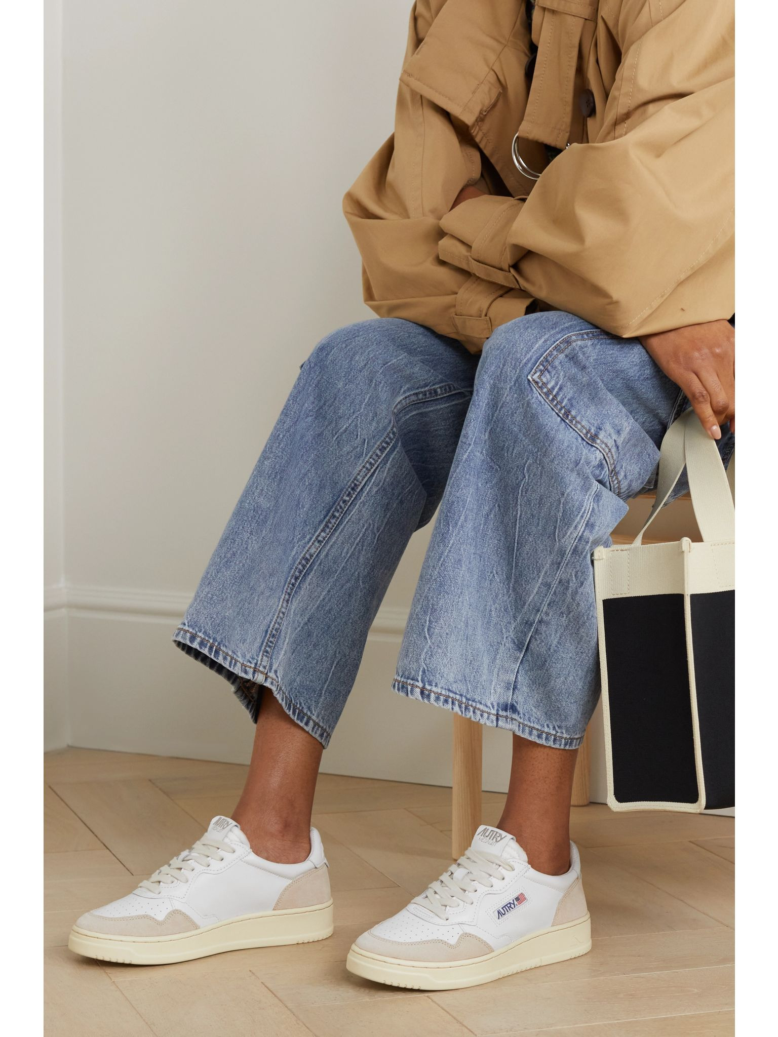 Medalist Low leather and suede sneakers White - 2