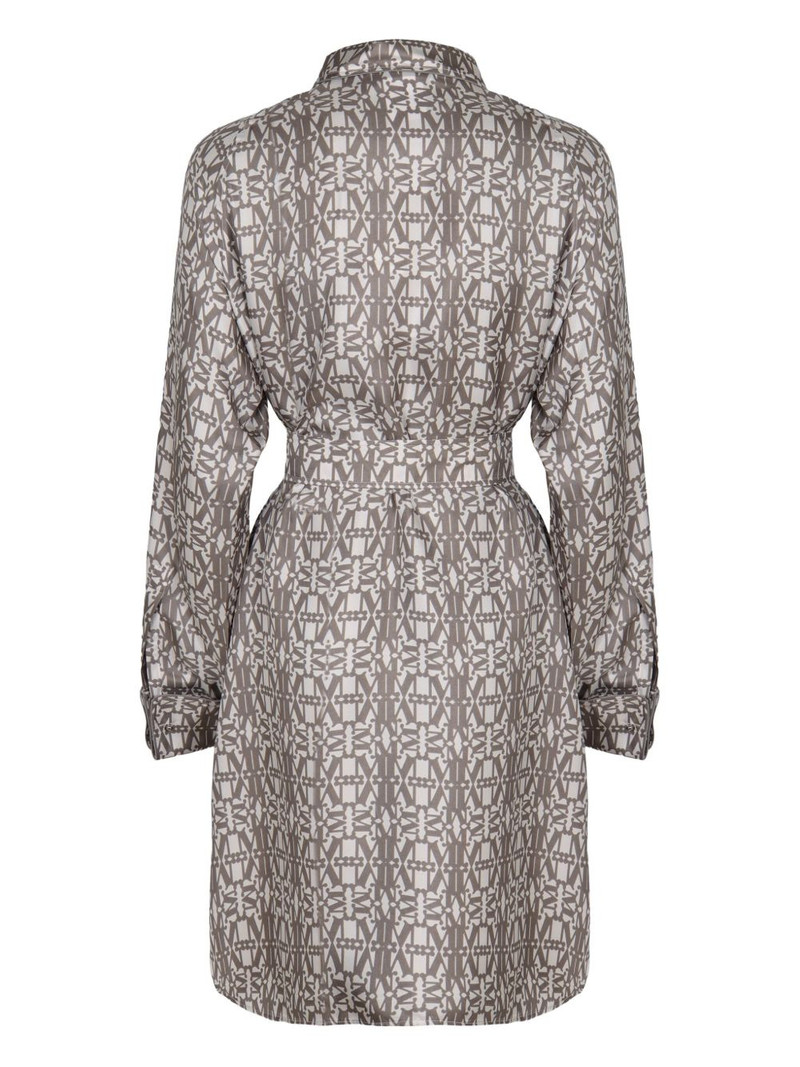 Max Mara Grembo monogram printed mini shirt dress outlook