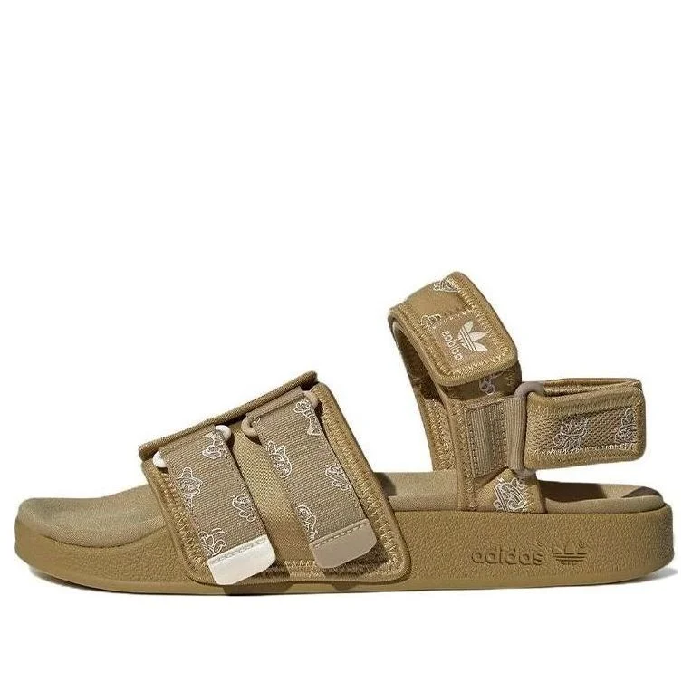 adidas originals Adilette Sandal 4.0 Casual Sports Khaki Unisex Sandals HP9114 - 1