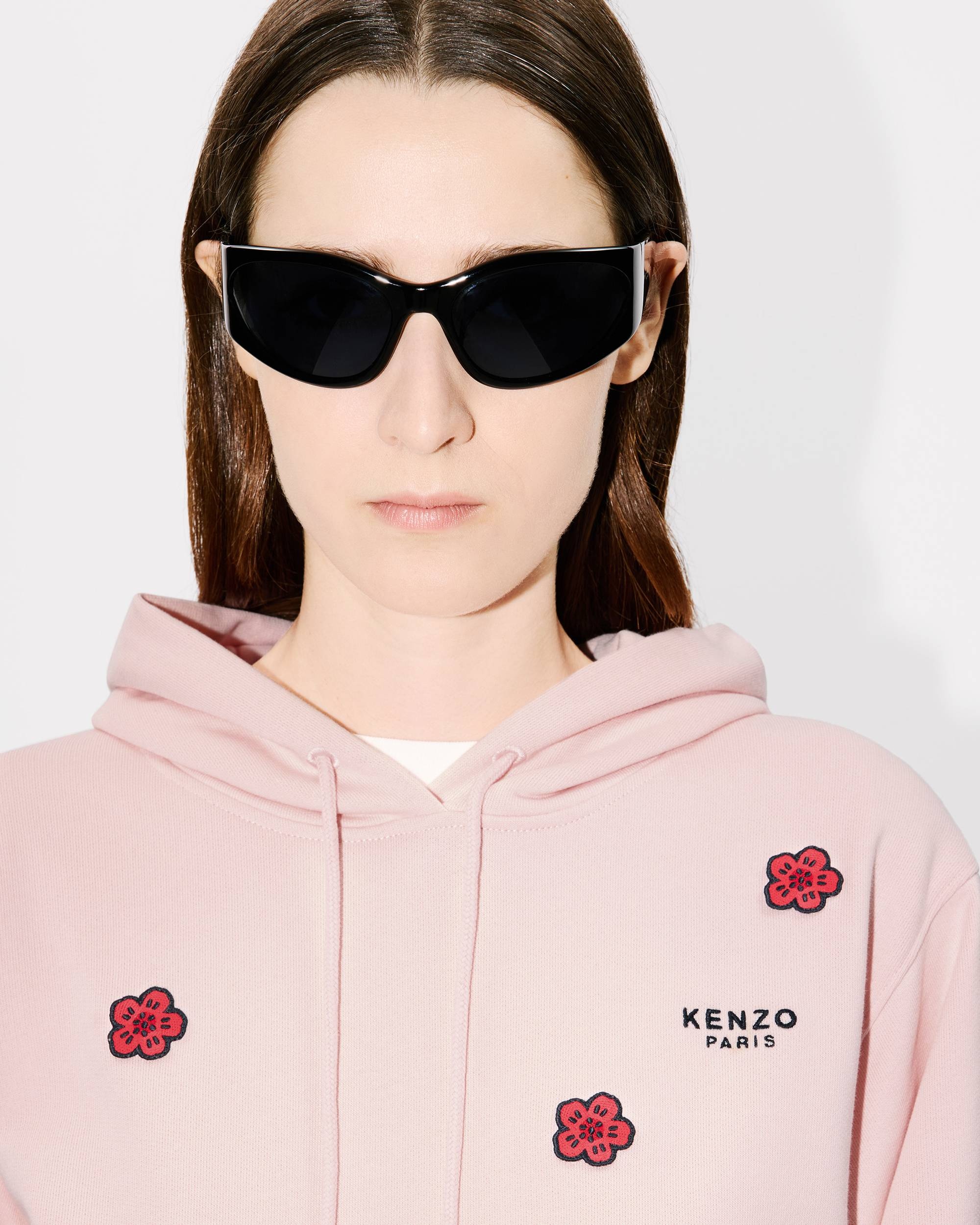 'Boke Flower' classic embroidered hoodie - 6