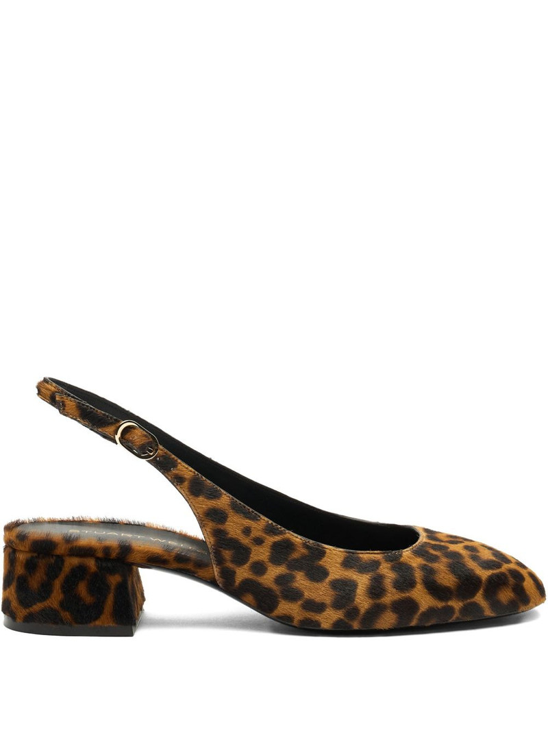35mm Maeve slingback leopard pumps 1