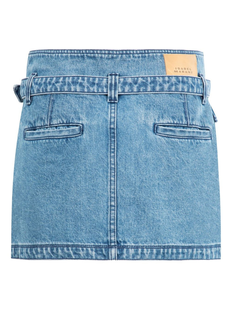 Isabel Marant belted wrap mini skirt outlook
