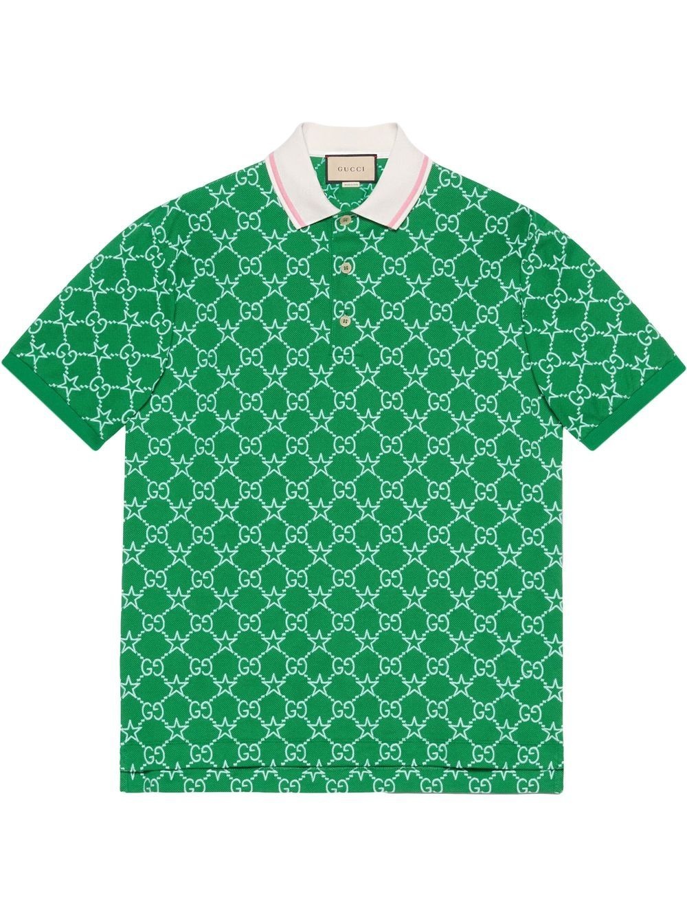 GG-pattern polo top - 1