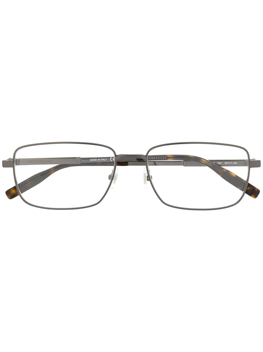 rectangular frame glasses - 1