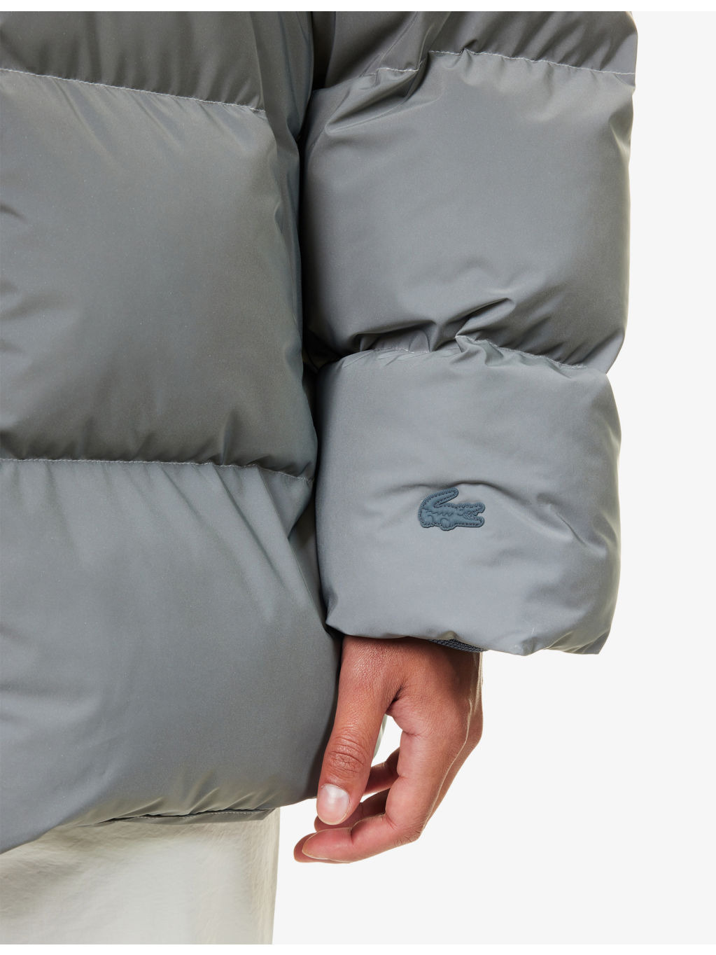 Oversized Reflective Shell-Down Puffer Jacket - 5