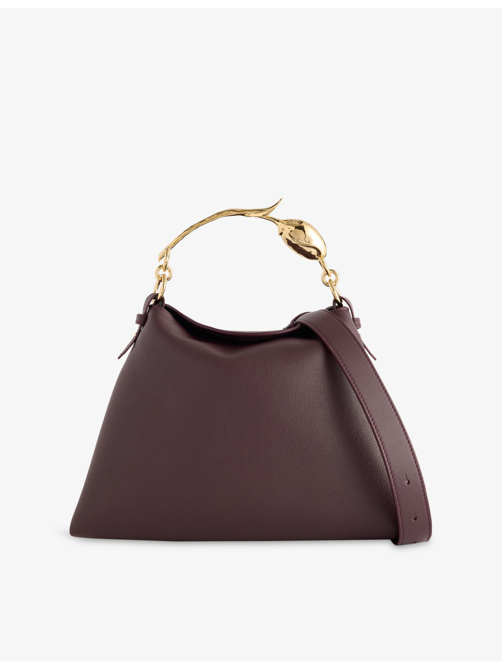 Large Bloom Leather Shoulder Bag - 1