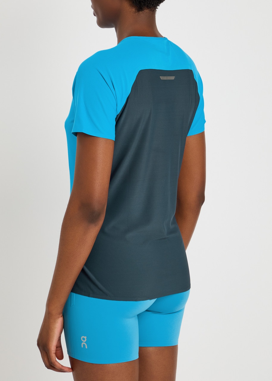 ON Performance Colour-block Stretch-jersey T-shirt - 3