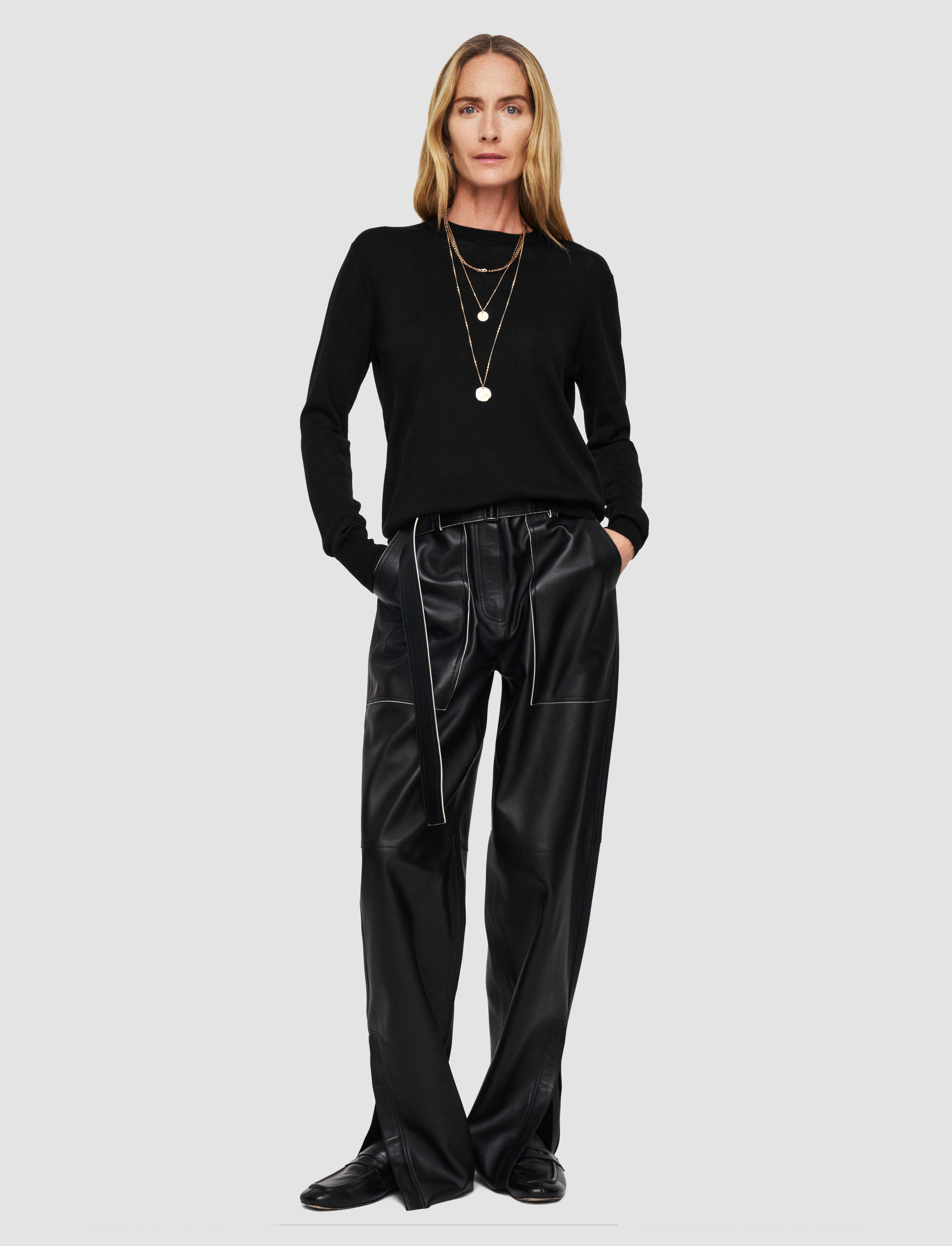 Superfine Cotton Silk Round Neck Jumper - 2