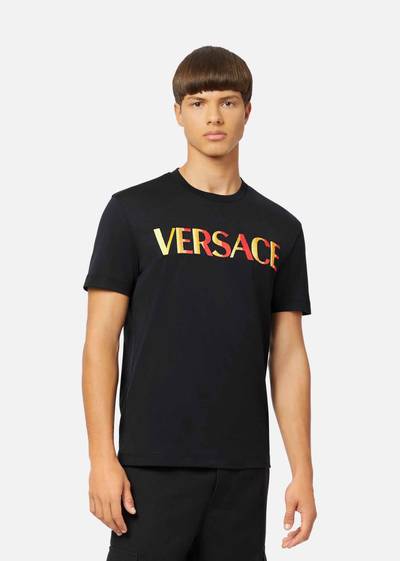 VERSACE Logo Embroidered T-Shirt outlook