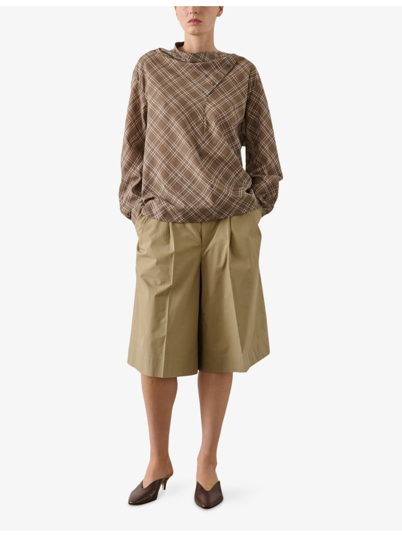 soeur Irving Draped Asymmetric Shirt outlook