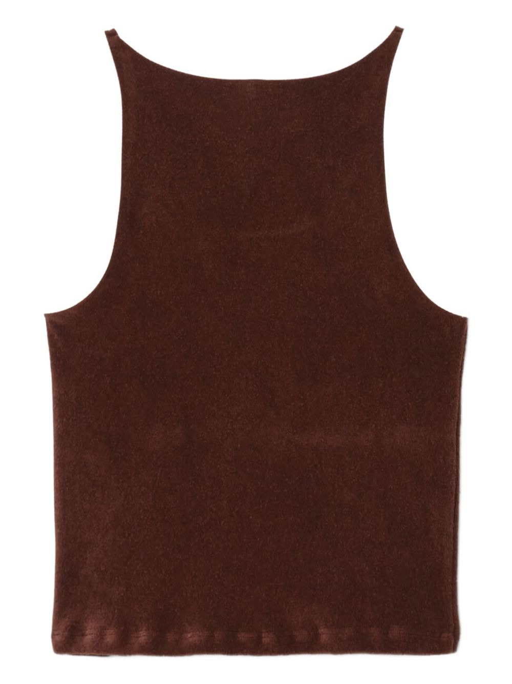 scoop neck terry tank - 2