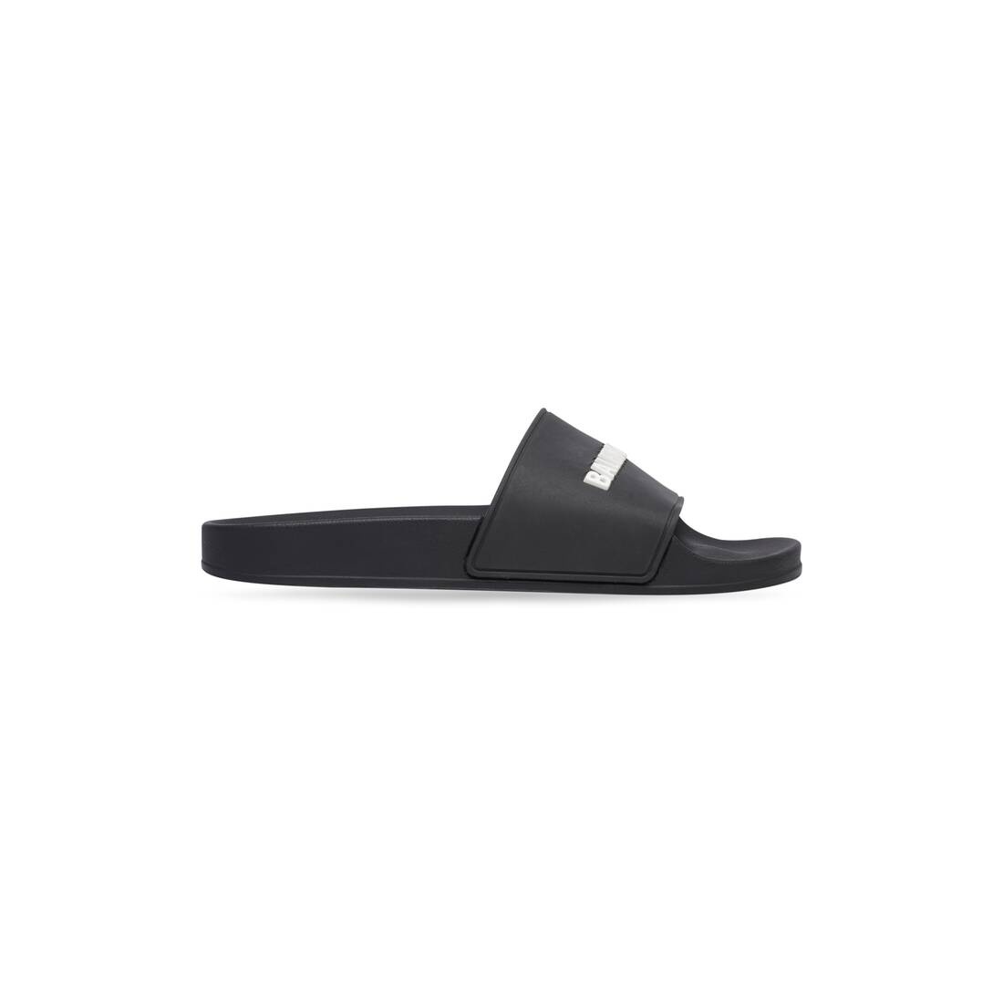 Women's Pool Slide Sandal in Black/white - 1