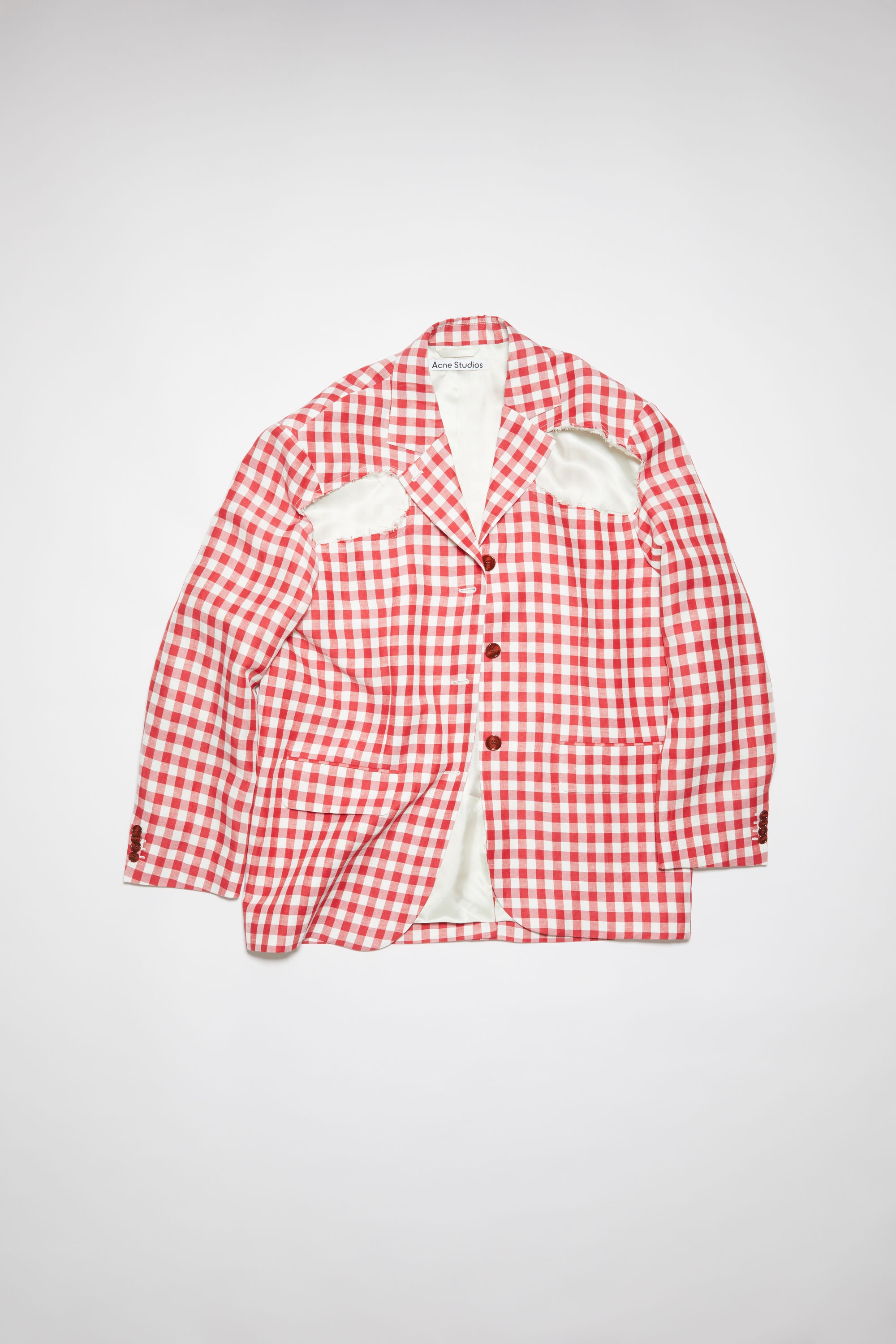 Relaxed fit suit jacket - Cardinal red - 1