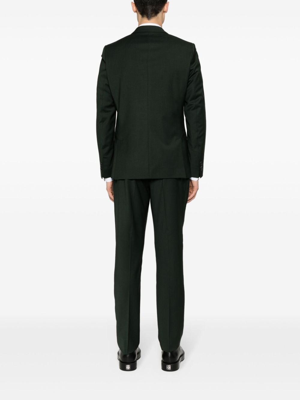 poplin stretch-wool suit - 4