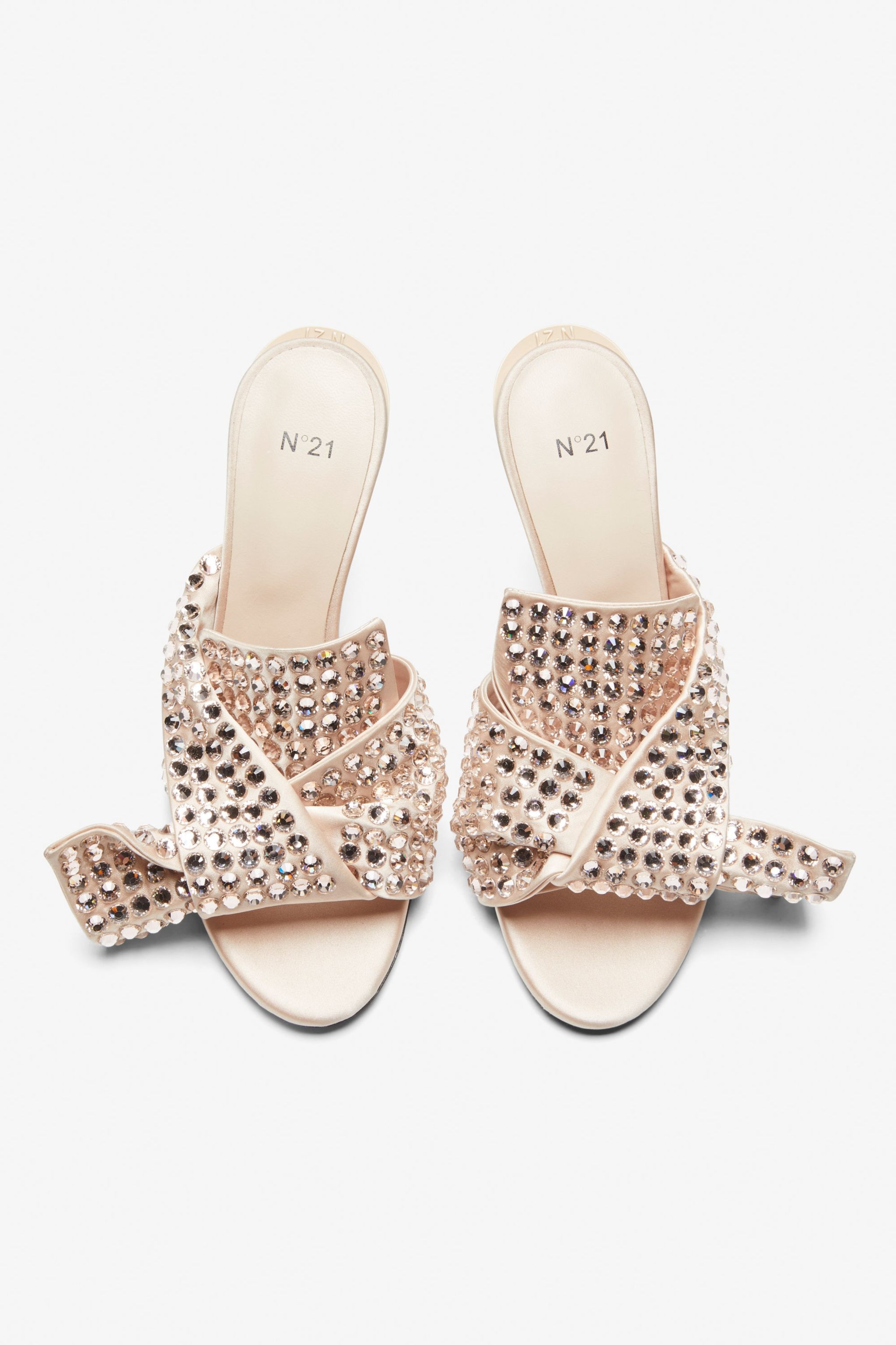 CRYSTAL BOW MULES - 2