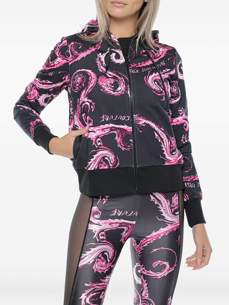 patterned hooded jacket 1