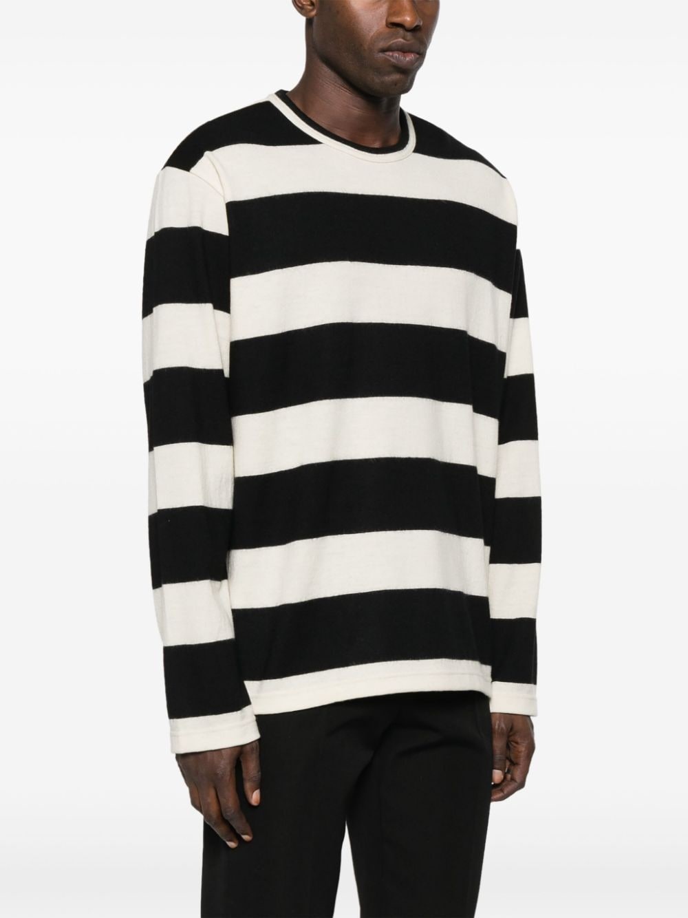 striped wool jumper - 3