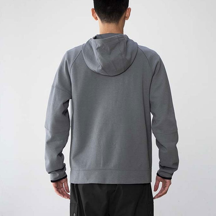 Men's Nike Tech-Pack Zipper Drawstring Hood Casual Jacket Gray DD5285-077 - 4
