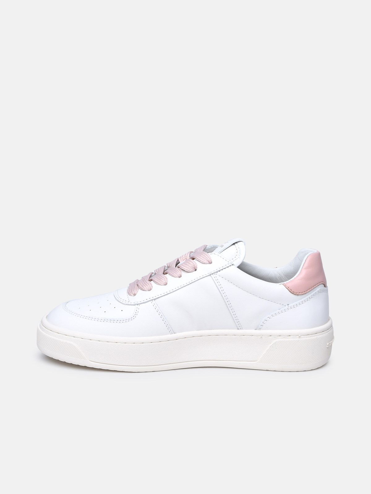 WHITE LEATHER SNEAKERS - 3