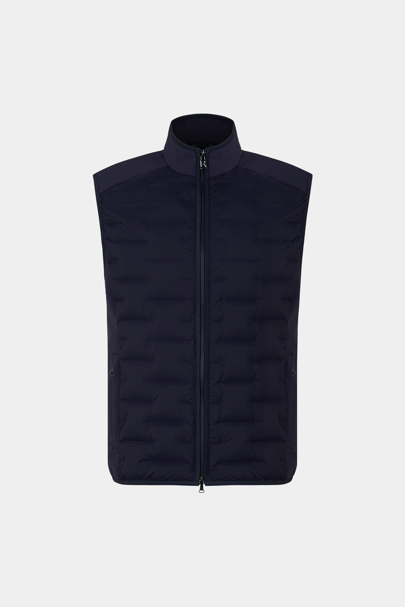 Daro Softshell down vest in Dark blue 1