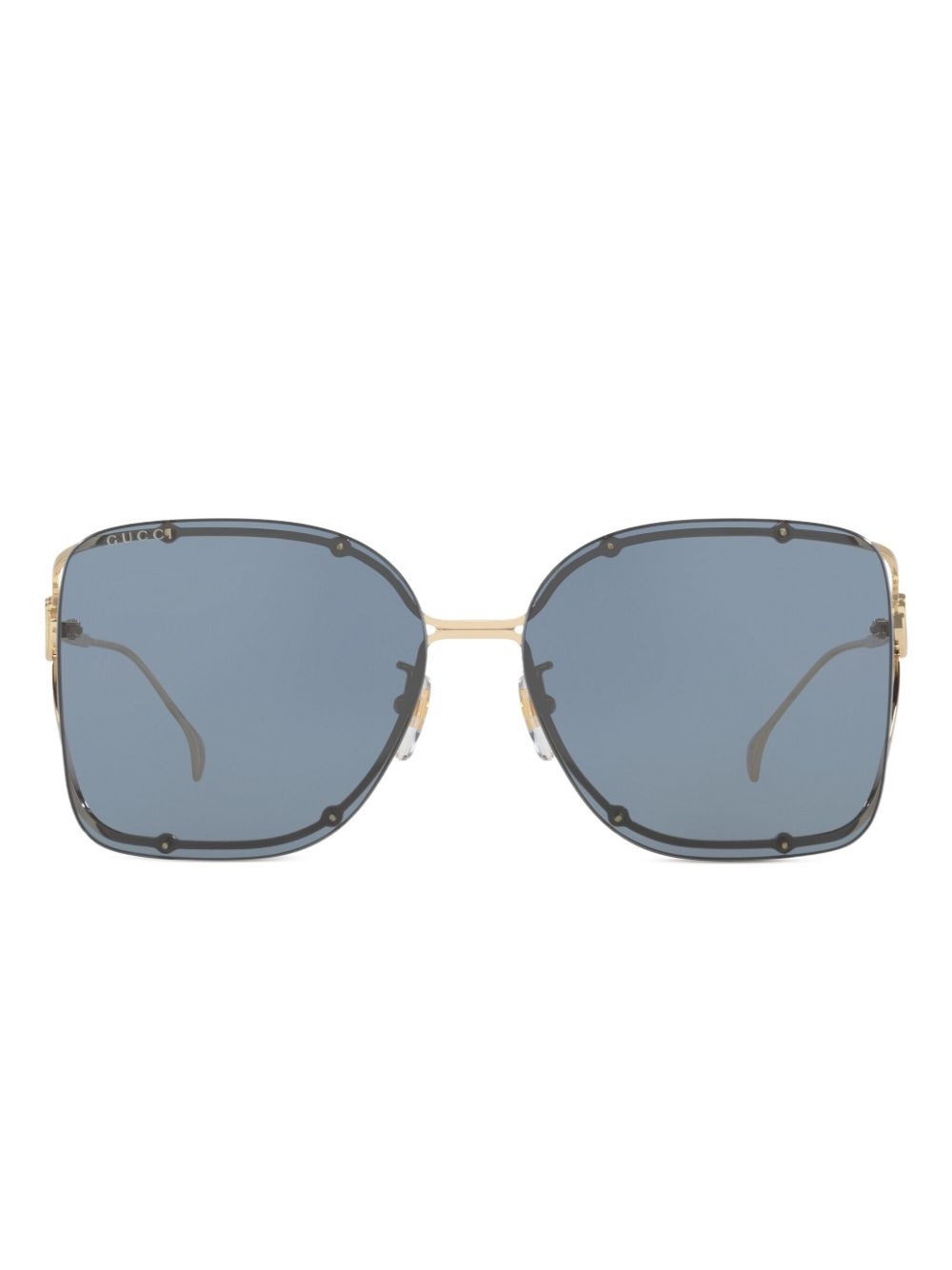 square-frame sunglasses - 1