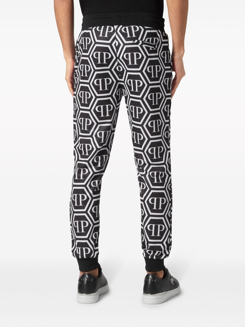 monogram track pants - 4