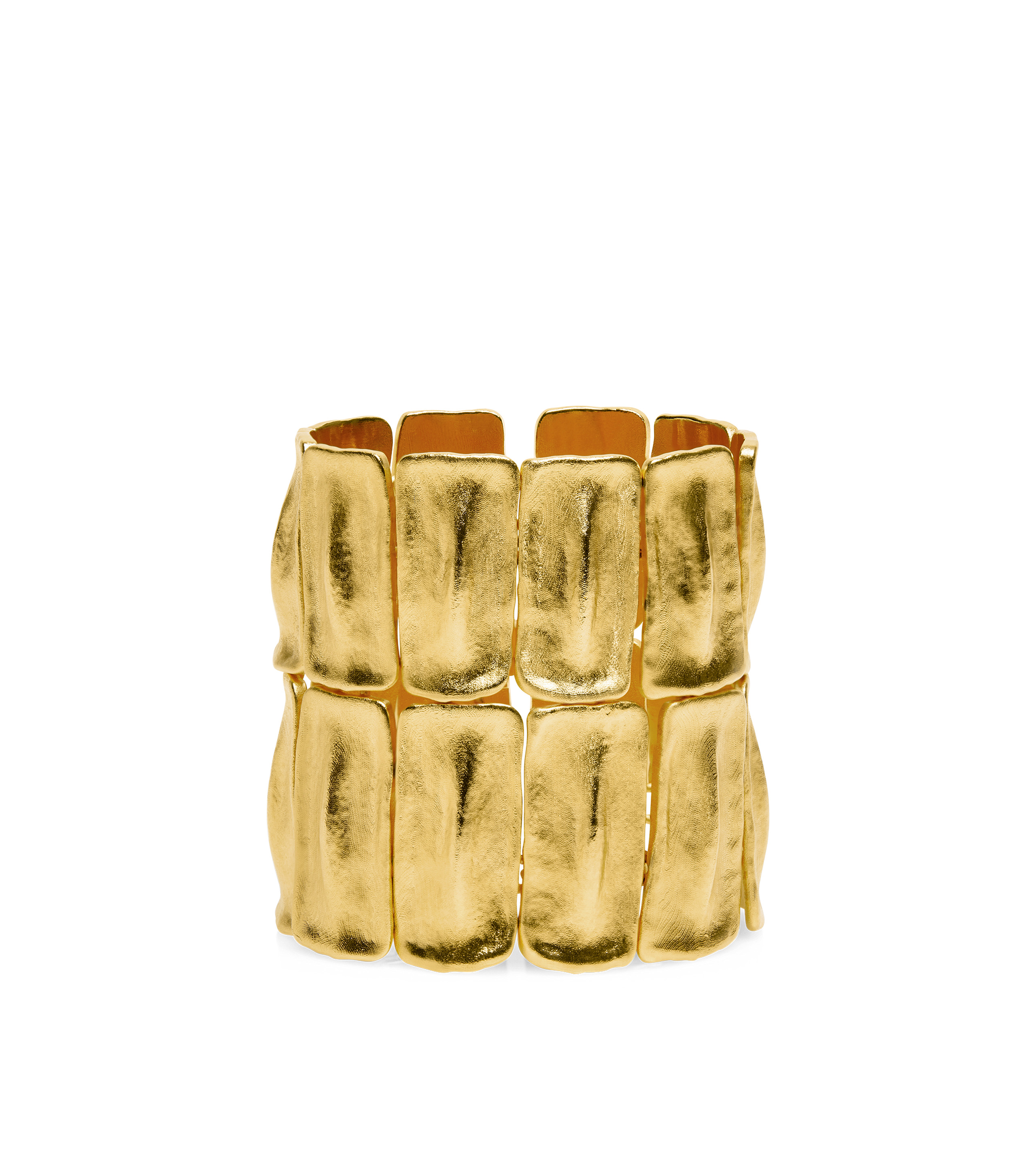 BRASS CROC CUFF - 1