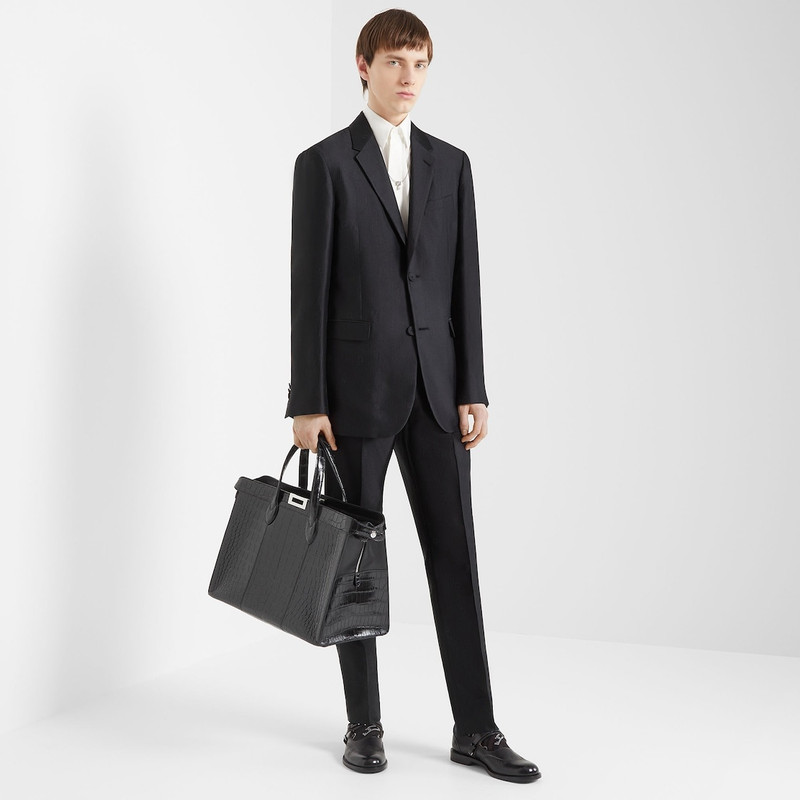 FENDI Black cotton blazer outlook