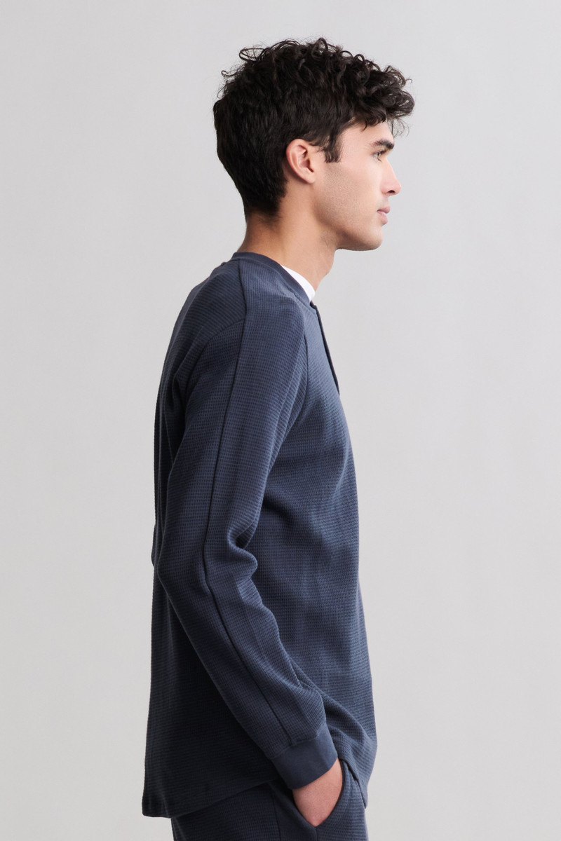 Barefoot Dreams Waffle Thermal Henley outlook