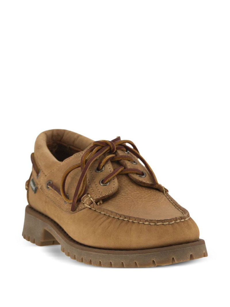 SEBAGO Acadia waxed-leather boat shoes outlook