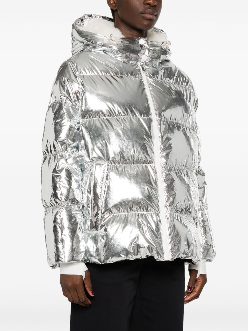 hooded puffer jacket - 3