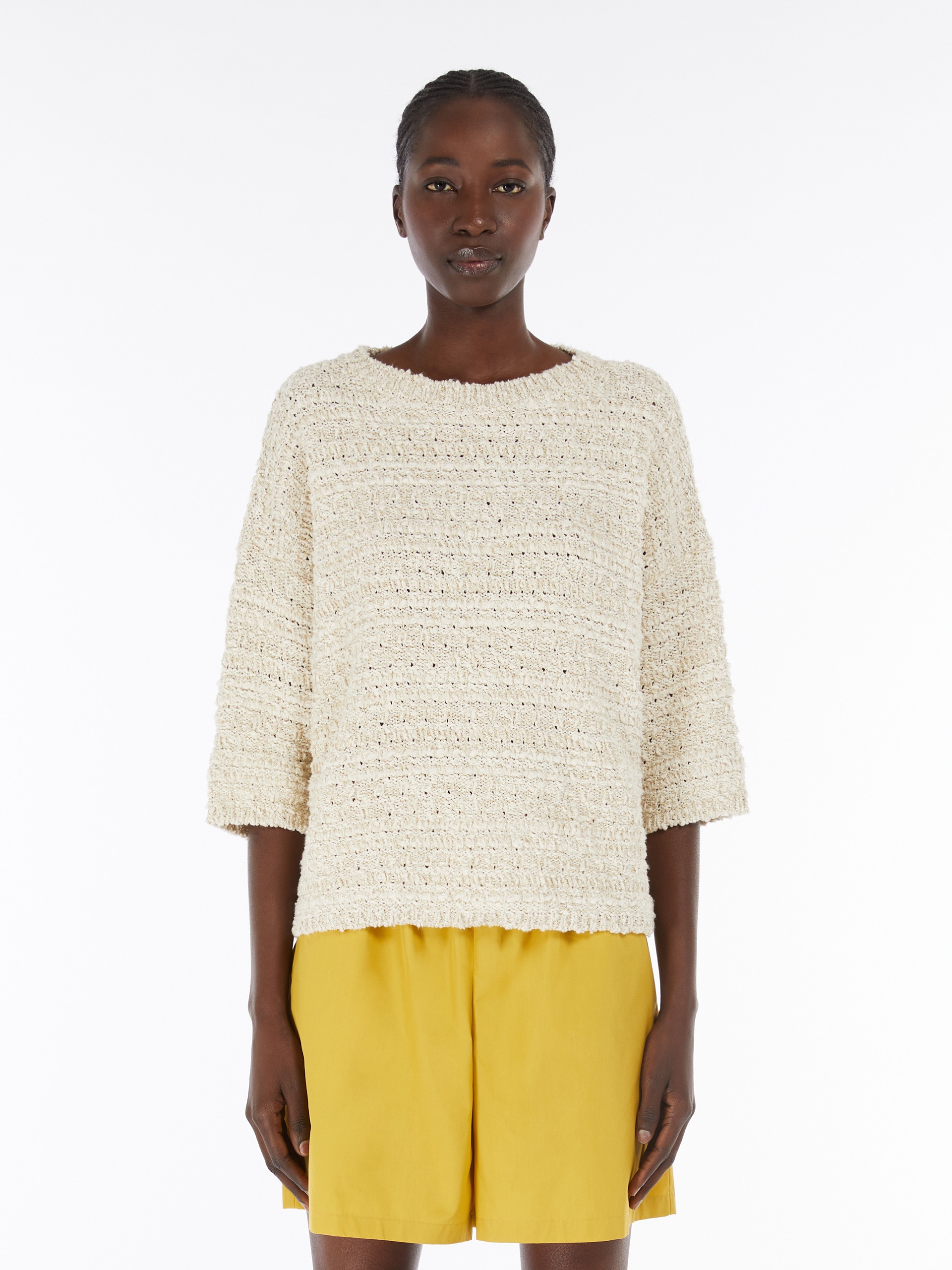 ARDA Patterned cotton-blend jumper - 3