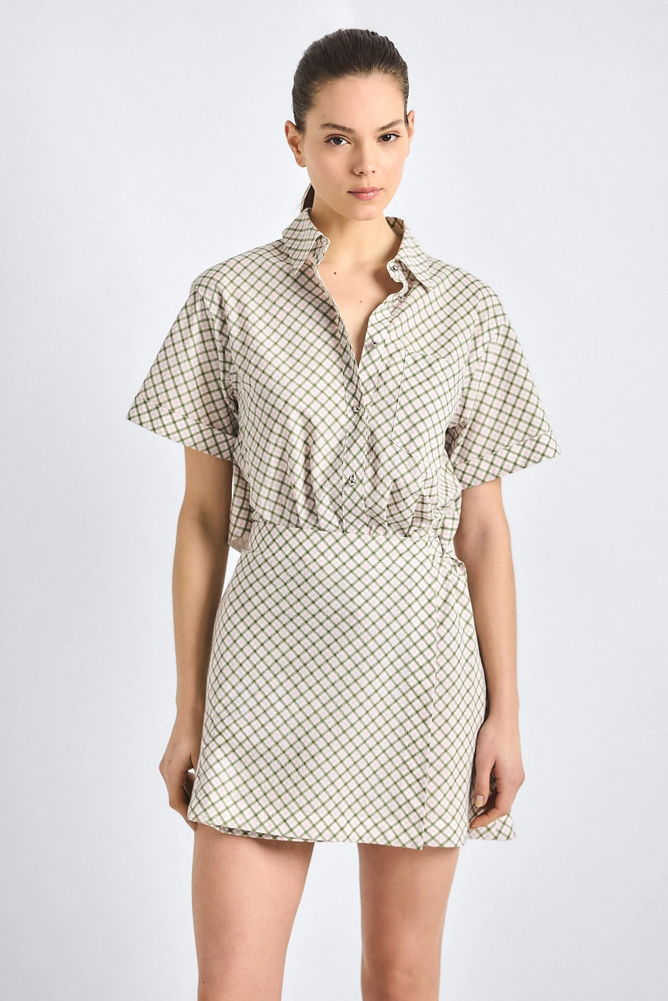 DELANEY OPEN BACK WRAP DRESS - 1