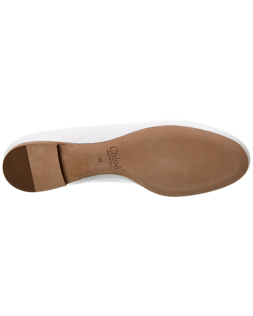 Chloé Lauren Scalloped Leather Ballerina Flat - 4