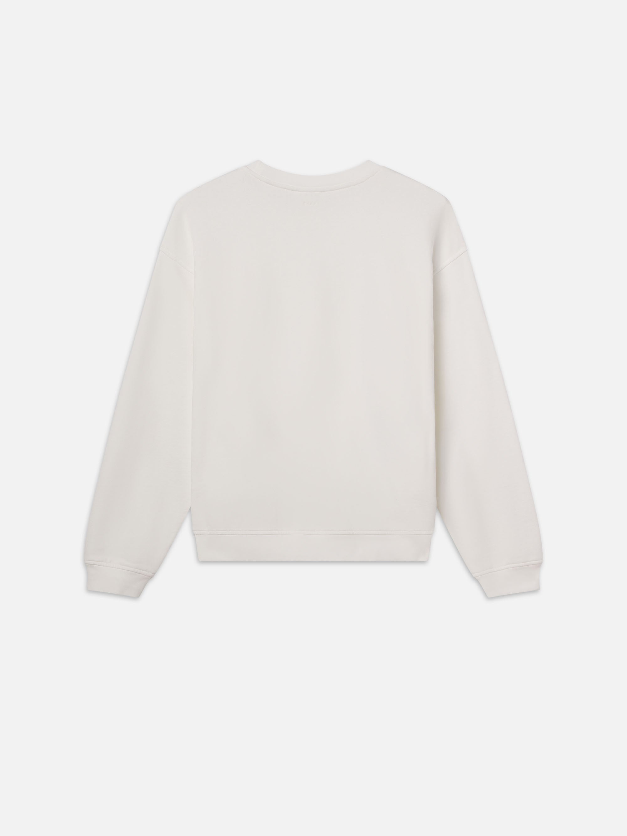 Ritz Unisex Tonal Logo Crewneck in Cream - 5