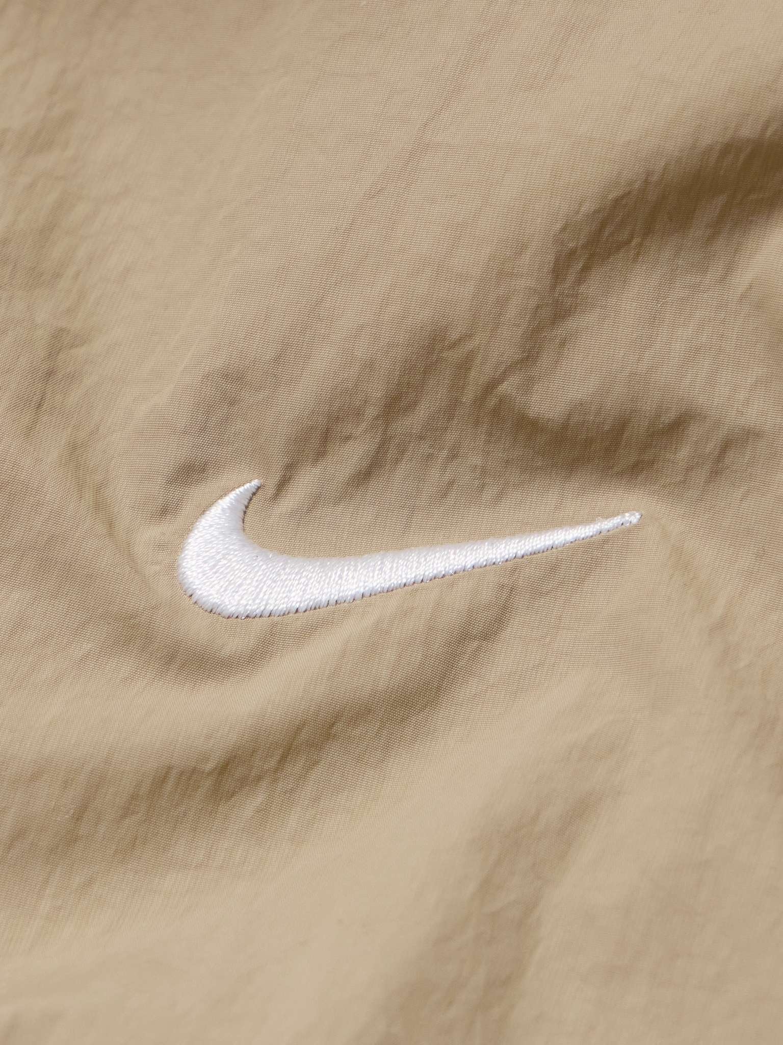 Solo Swoosh Logo-Embroidered Nylon-Taffeta Track Jacket - 5