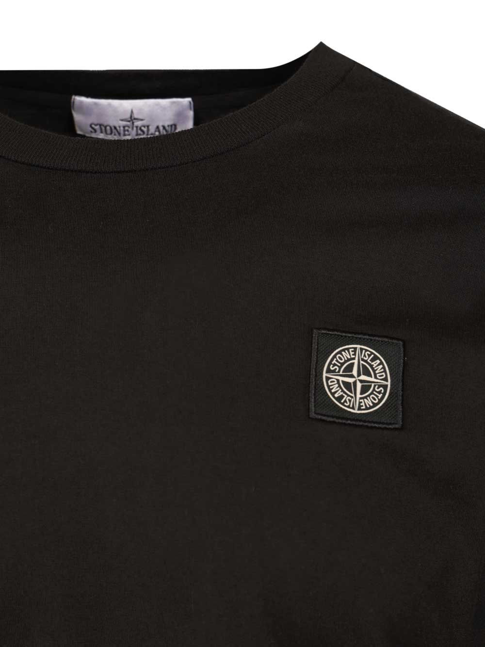 60/2 Cotton Jersey, Garment Dyed T-Shirt Black - 4