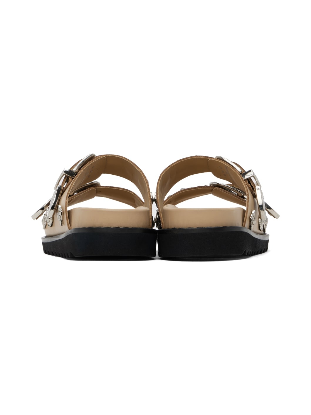 SSENSE Exclusive Beige Buckle Sandals - 2